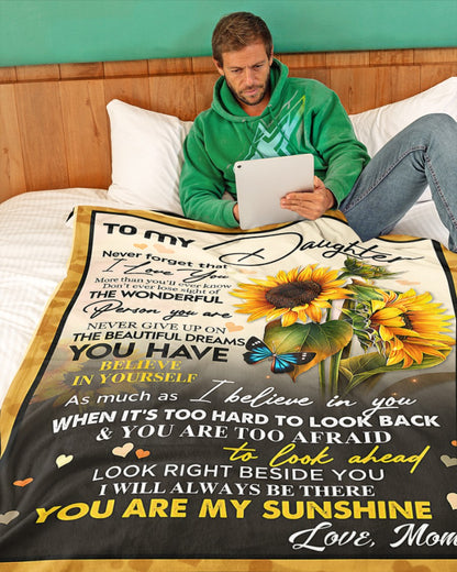 Special Gift For Your Daughter Blanket - From Mom (SKU2604-121)