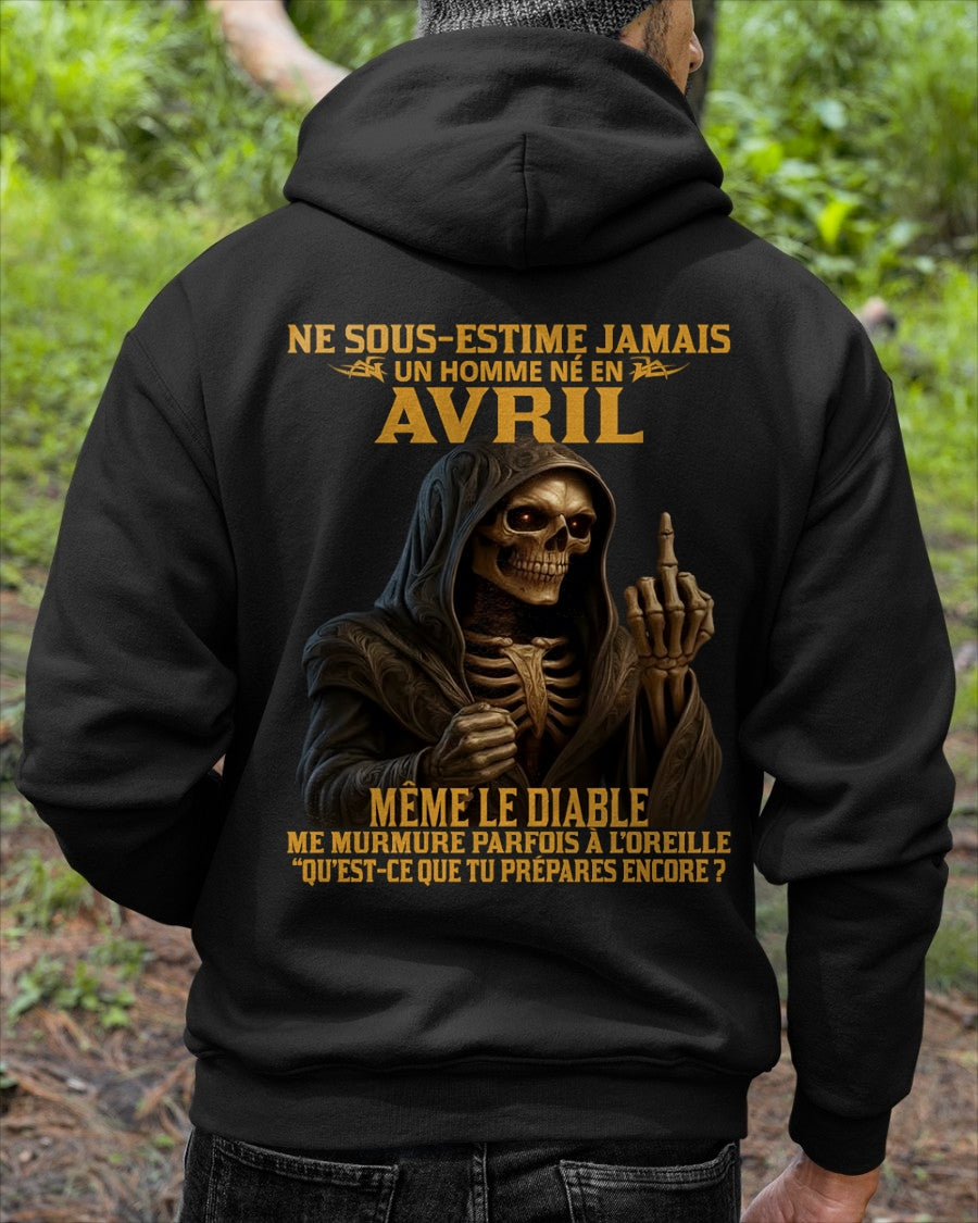 NE SOUS-ESTIME JAMAIS UN HOMME NÉ EN AVRIL Fr04 TLEE04 male (SKU12-305-04)