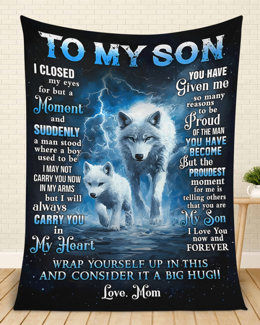Special Gift For Your Son Blanket - From Mom (SKUB11-131)
