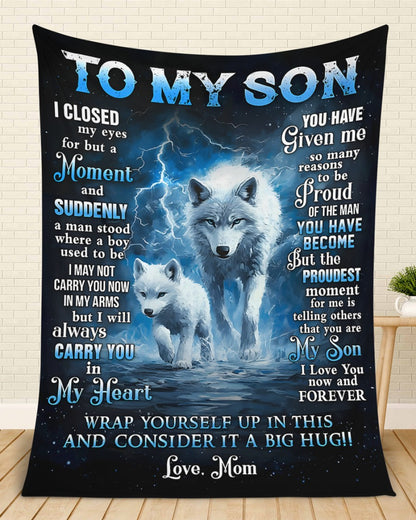 Special Gift For Your Son Blanket - From Mom (SKUB11-131)