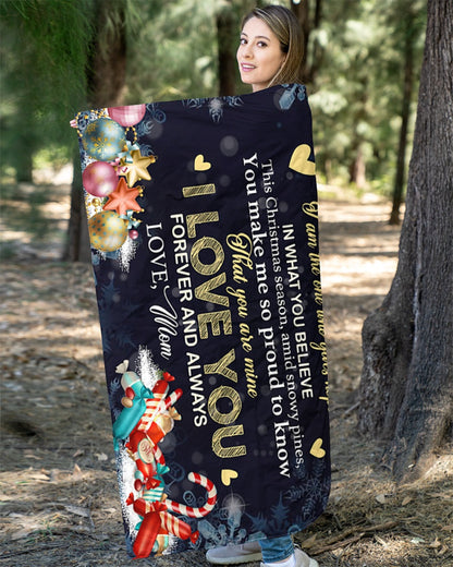 Special gift for your daughter Blanket -  from mom
