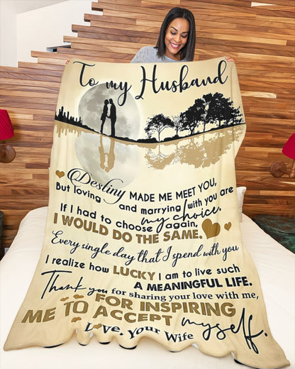 Special Gift For Your Husband Blanket - From Wife01