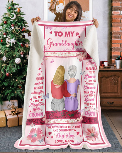 Special Gift For Your Granddaughter Blanket - From Grandma (SKU2605-235)