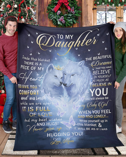 Special Gift For Your Daughter Blanket - From Mom (SKUB12-07)