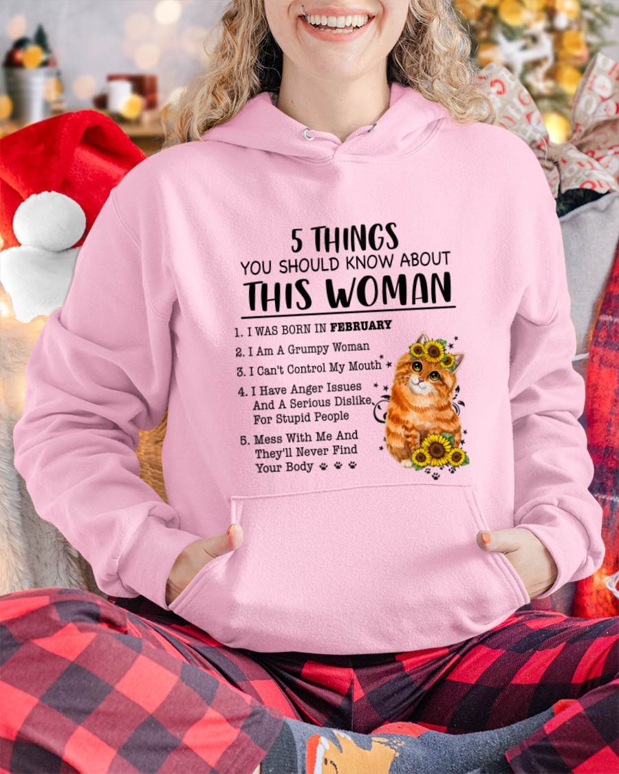 FEBRUARY - 5 THINGS YOU SHOULD KNOW ABOUT THIS WOMAN - FOR WOMEN - TLEE02 (SKU2602-186-02)