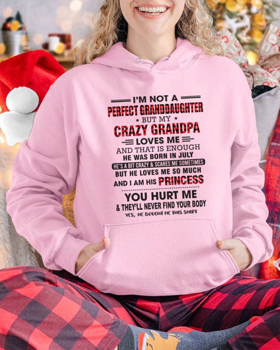 JULY - I MAY NOT BE PERFECT, BUT I’M ALWAYS LOVED BY MY GRANDPA - FROM GRANDPA - TLEE07 (SKU26T-01285-07)