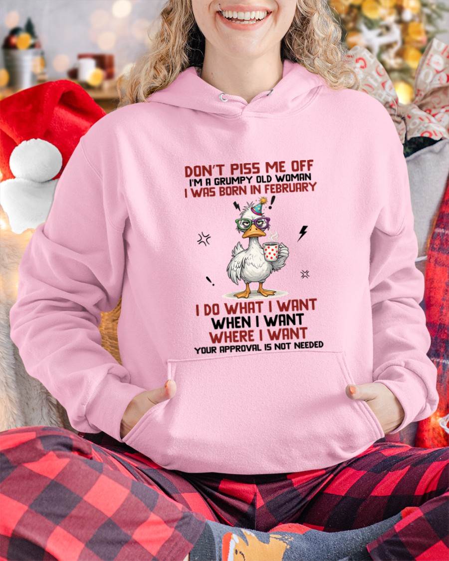 FEBRUARY BORN – FEISTY WOMAN, DON’T TEST ME, I LIVE MY WAY - FOR WOMEN - TLEE02 (SKU2603-333-02)