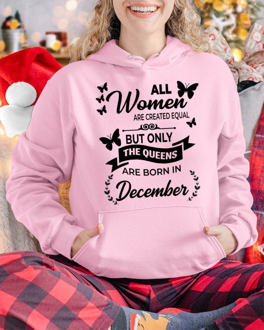 DECEMBER GIRLS ARE TRUE QUEENS - FOR WOMEN - TLEE12 (SKU2605-58-12)