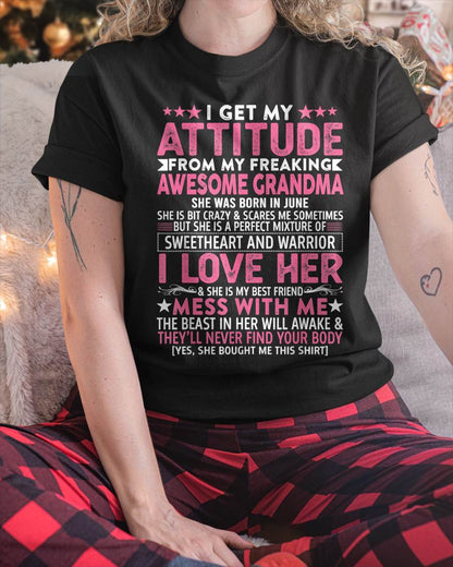 JUNE - I GET MY ATTITUDE FROM MY FREAKING AWESOME GRANDMA - FROM GRANDMA - TLEE06 (SKU07-163-06)