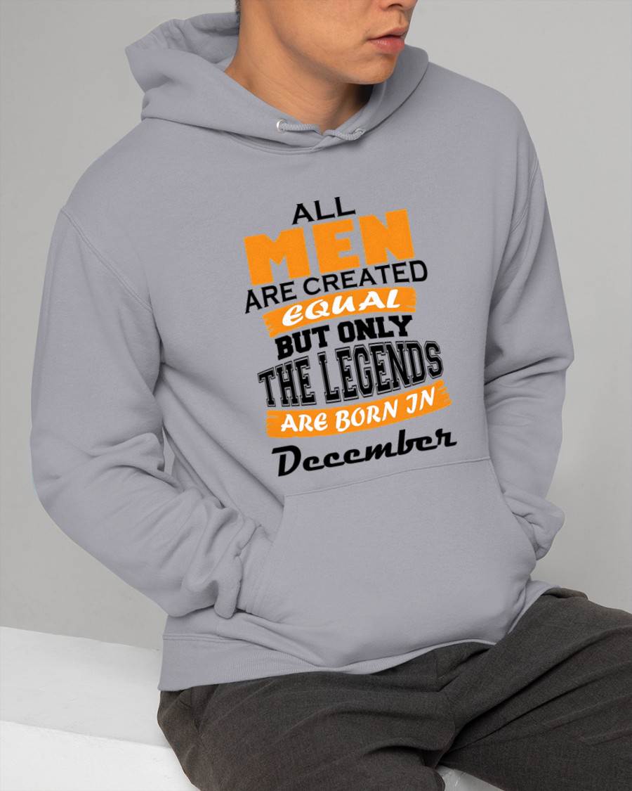 DECEMBER BORN – ONLY LEGENDS ARE CREATED - FOR MAN - TLEE12 (SKU2606-281-12)