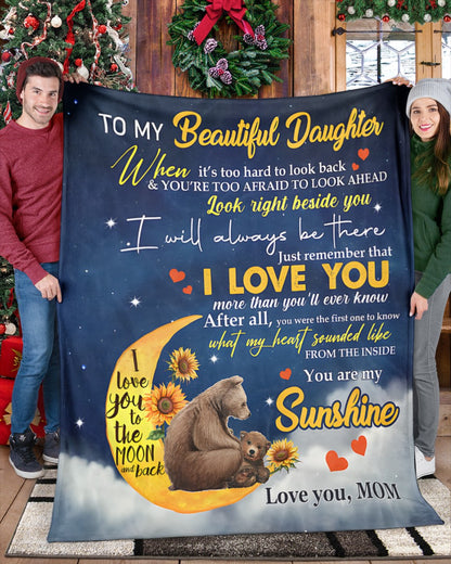 Special Gift For Your Daughter Blanket - From Mom (SKUB11-137)