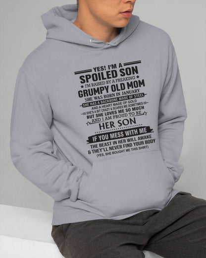 JANUARY - YES! I'M A SPOILED SON  I'M RAISED BY A FREAKING GRUMPY OLD MOM - FROM MOM - TLEE01 (SKU12-175-01)