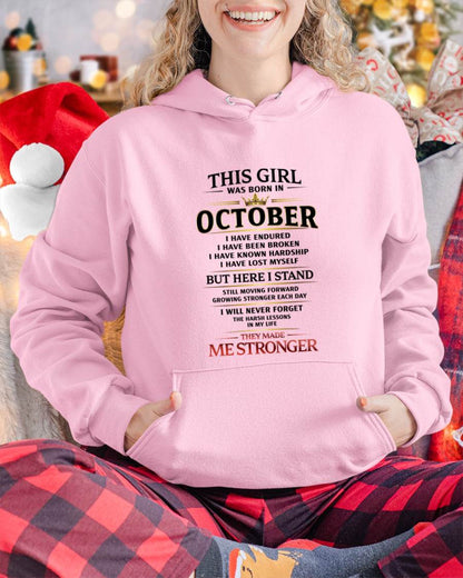 OCTOBER - THE LESSONS HURT, BUT THEY MADE ME STRONGER - FOR WOMEN - TLEE10 (SKU2602-217-10)