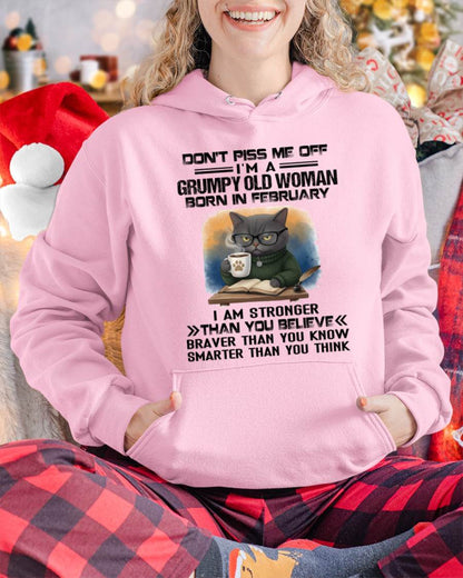 FEBRUARY - DON'T PISS ME OFF I'M A GRUMPY OLD WOMAN - FOR WOMEN - TLEE02 (SKU09-123-02)