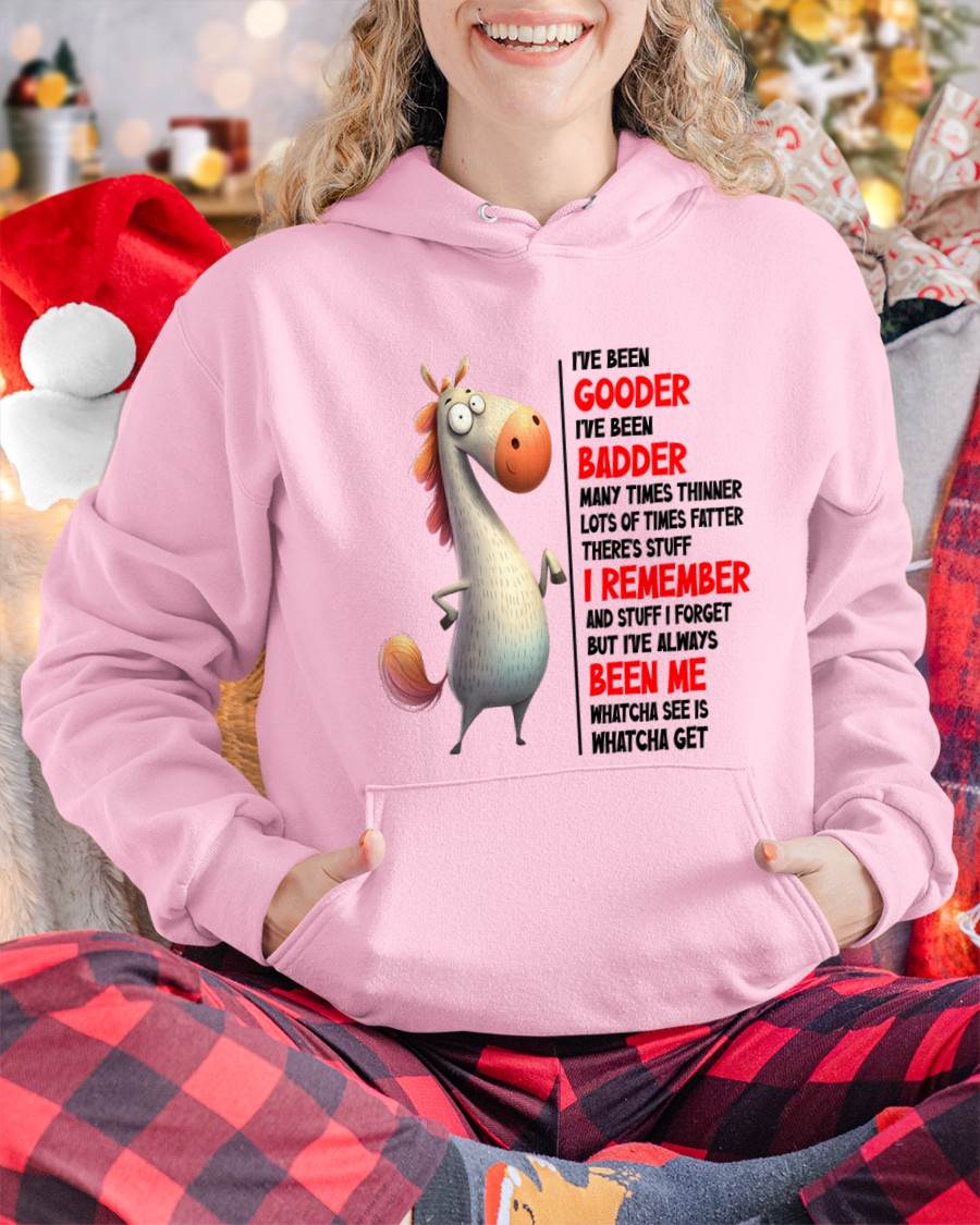 FUNNY SHIRT – GOODER BADDER HUMOR BIRTHDAY TEE - FOR WOMEN - TLEE00 (SKU2603-270-00)