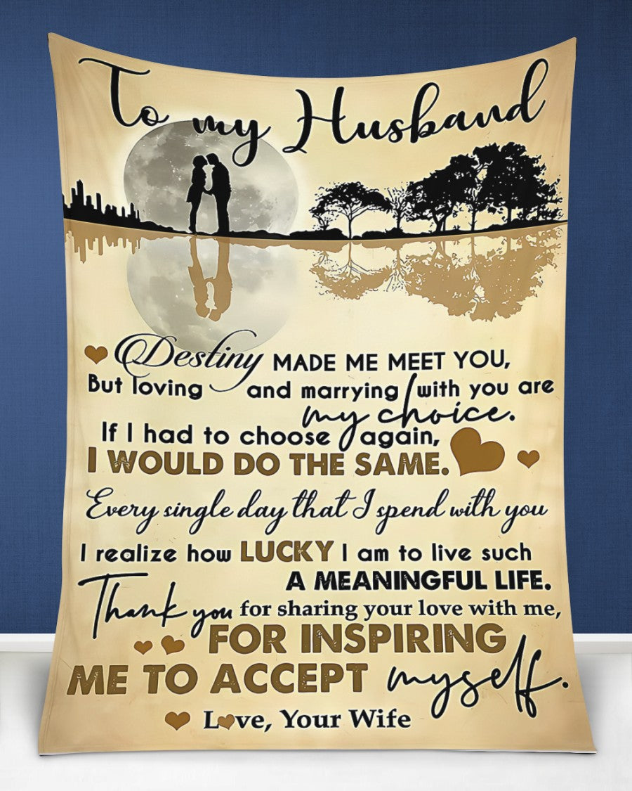 Special Gift For Your Husband Blanket - From Wife01