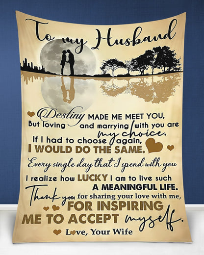 Special Gift For Your Husband Blanket - From Wife01