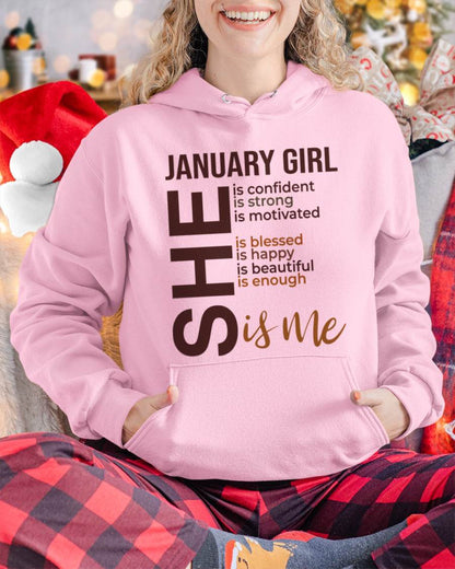 JANUARY BORN GIRL – CONFIDENT & STRONG - FOR WOMEN - TLEE01 (SKU2605-04-01)