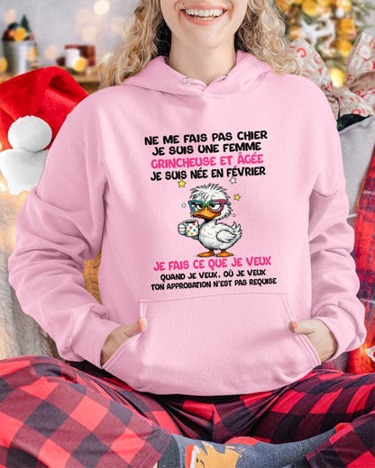 JE SUIS UNE FILLE DE FÉVRIER - POUR FEMME - TLEE02 (SKU2604-117-02)