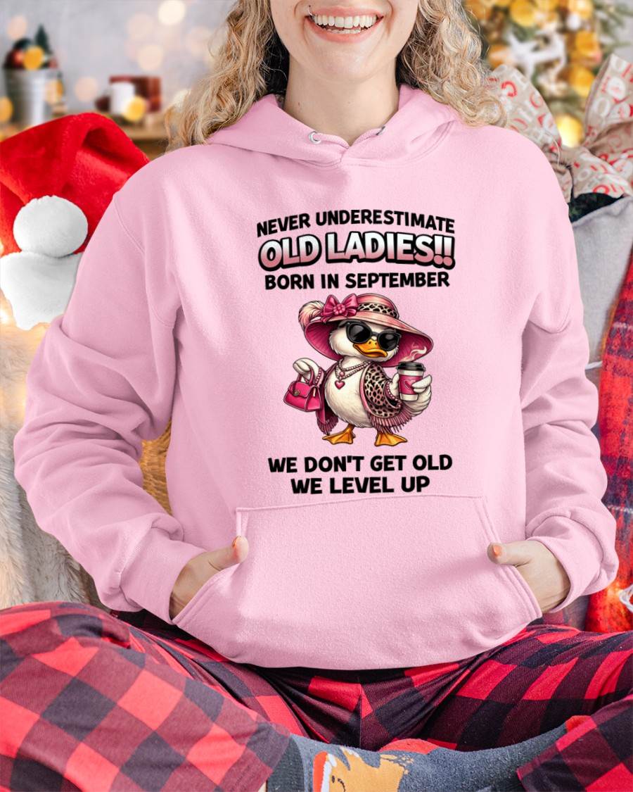 SEPTEMBER LADIES – WE DON’T GET OLD, WE LEVEL UP - FOR WOMEN - TLEE09 (SKU2604-35-09)