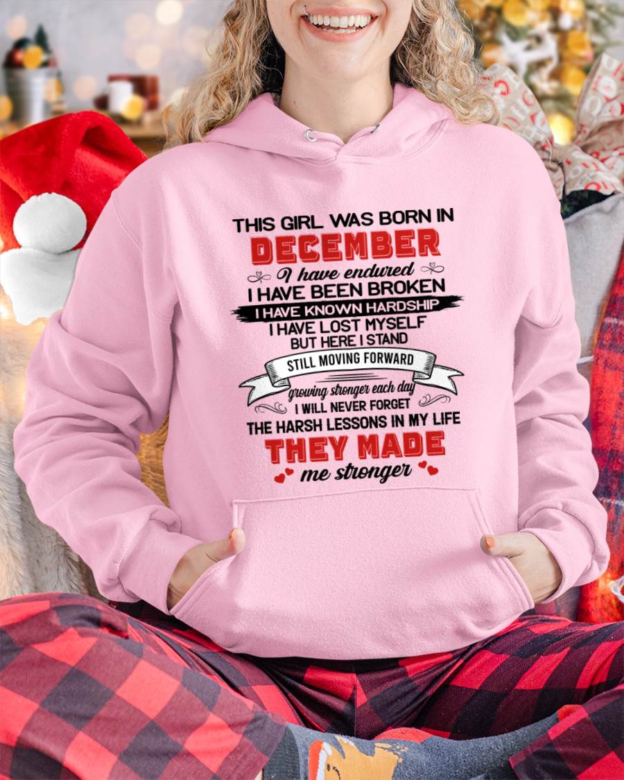DECEMBER - EVERY HARD LESSON MADE ME STRONGER - FOR WOMEN - TLEE12 (SKU2602-22-12)