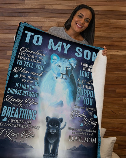 Special Gift For Your Son Blanket - From Mom