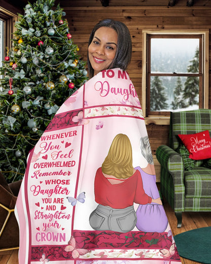 Special Gift For Your Daughter Blanket - From Mom (SKU2604-187)