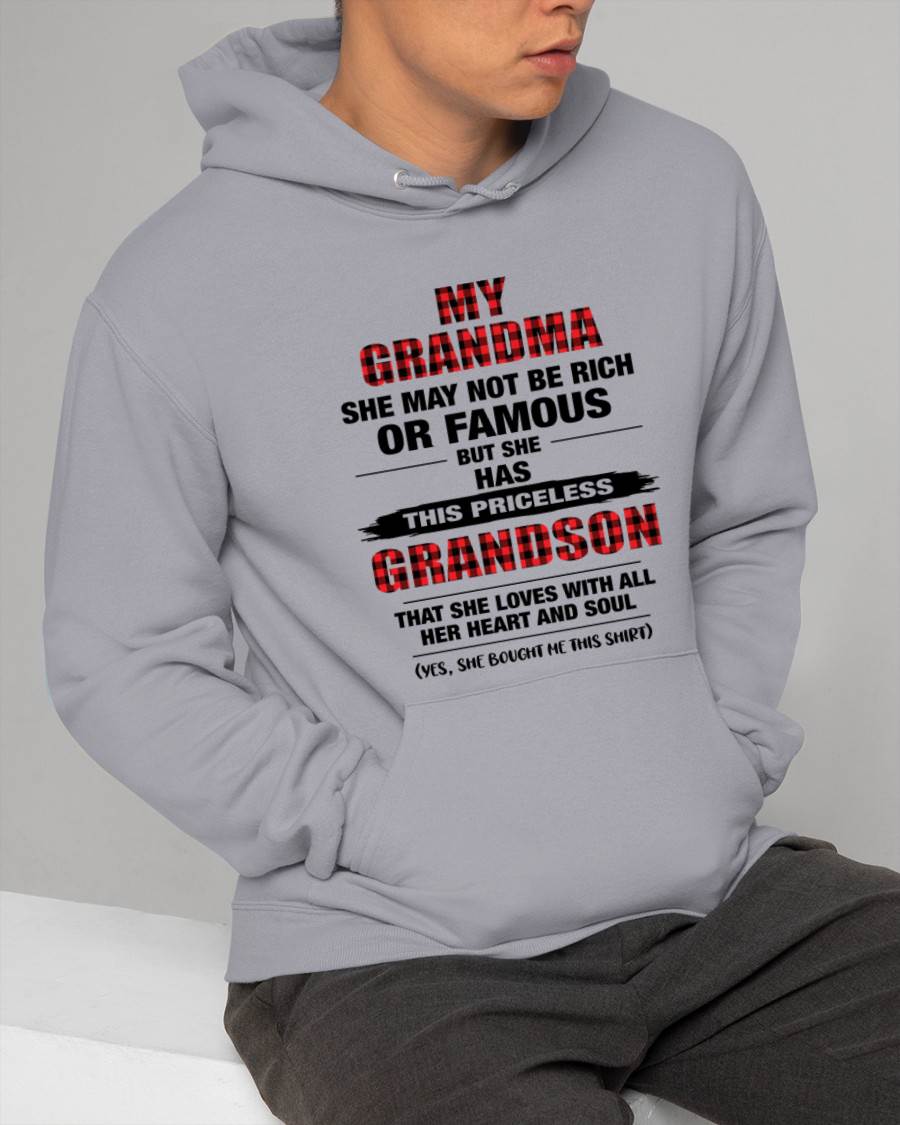 GRANDMA LOVES ME – PRICELESS GRANDSON GIFT- FROM GRANDMA - TLEE00 (SKU2604-260-00)