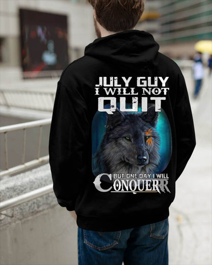 JULY GUY I WILL NOT QUIT BUT ONE DAY I WILL CONQUER - FOR MAN - TLEE07 (SKU09-48-07)