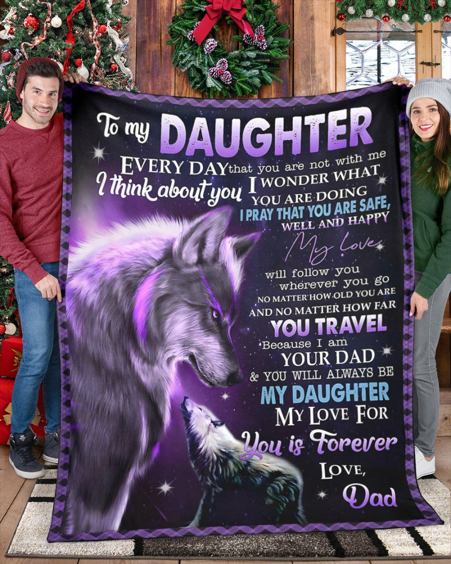 Special Gift For Your Daughter Blanket - From Dad (SKUB11-153)