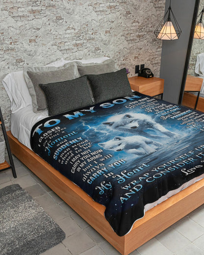 Special Gift For Your Son Blanket - From Mom (SKUB11-131)