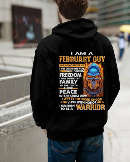 FEBRUARY - A WARRIOR BY BLOOD, A BELIEVER BY HEART - GIFT FOR MAN - TLEE02 (SKU10-51-02)