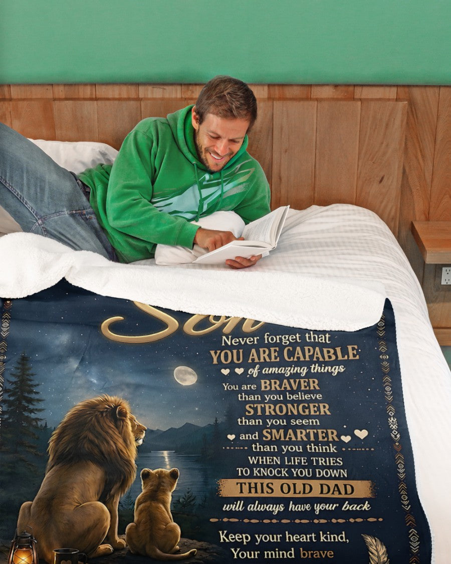 Special Gift For Your Son Blanket - From Dad (SKU2606-235)