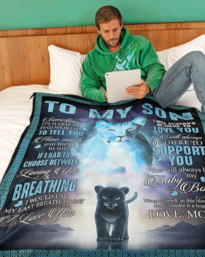 Special Gift For Your Son Blanket - From Mom (SKUB06-84) FULL