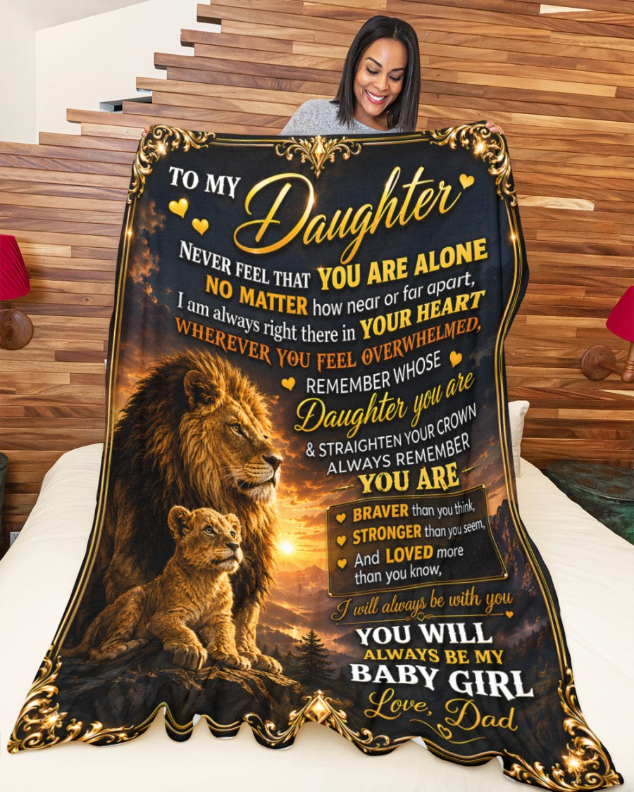 Special Gift For Your Daughter Blanket - From Dad (SKU2605-218)