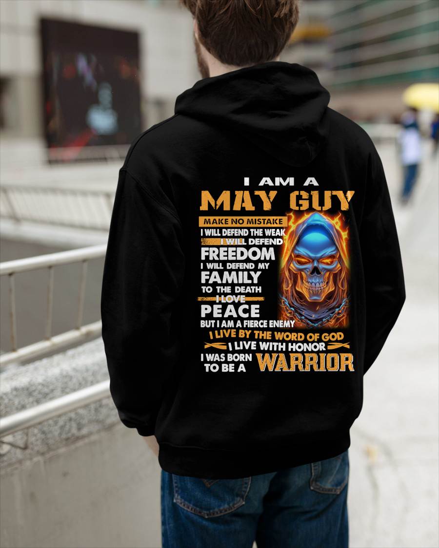 MAY - A WARRIOR BY BLOOD, A BELIEVER BY HEART - GIFT FOR MAN - TLEE05 (SKU10-51-05)