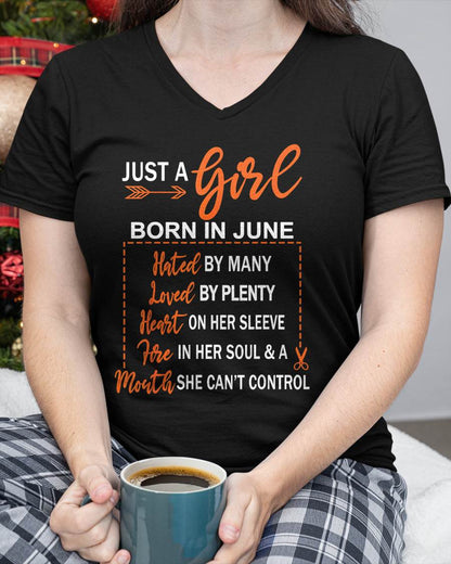 A GIRL BORN IN JUNE – WITH A WARM HEART, A FIERY SOUL, AND A MOUTH THAT’S HARD TO CONTROL - FOR WOMEN - TLEE06 (SKU10-55-06)