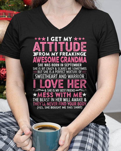 SEPTEMBER  - I GET MY ATTITUDE FROM MY FREAKING AWESOME GRANDMA - FROM GRANDMA - TLEE09 (SKU07-163-09)