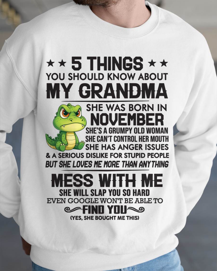 NOVEMBER GRANDMAS ARE DIFFERENT - FROM GRANDMA - TLEE11 (SKU10-06-11)