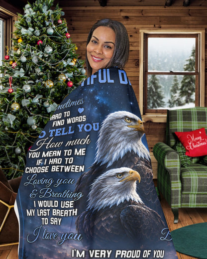 Special Gift For Your Daughter Blanket - From Dad (SKU2605-76)