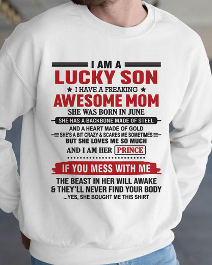 JUNE - LUCKY SON OF A STRONG AND PROTECTIVE MOM - FROM MOM - TLEE06 (SKU2602-97-06)