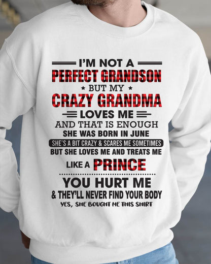 JUNE - PROUD GRANDSON OF A CRAZY GRANDMA - FROM GRANDMA - TLEE06 (SKU2603-71-06)