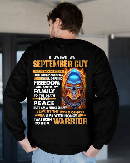 SEPTEMBER - A WARRIOR BY BLOOD, A BELIEVER BY HEART - GIFT FOR MAN - TLEE09 (SKU10-51-09)