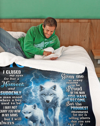 Special Gift For Your Son Blanket - From Mom (SKUB11-131)