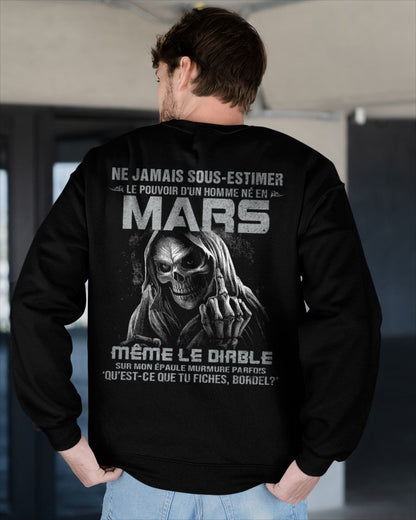 NE JAMAIS SOUS-ESTIMER LE POUVOIR D'UN HOMME NÉ EN MARS Fr03 male (SKU08-61-03)
