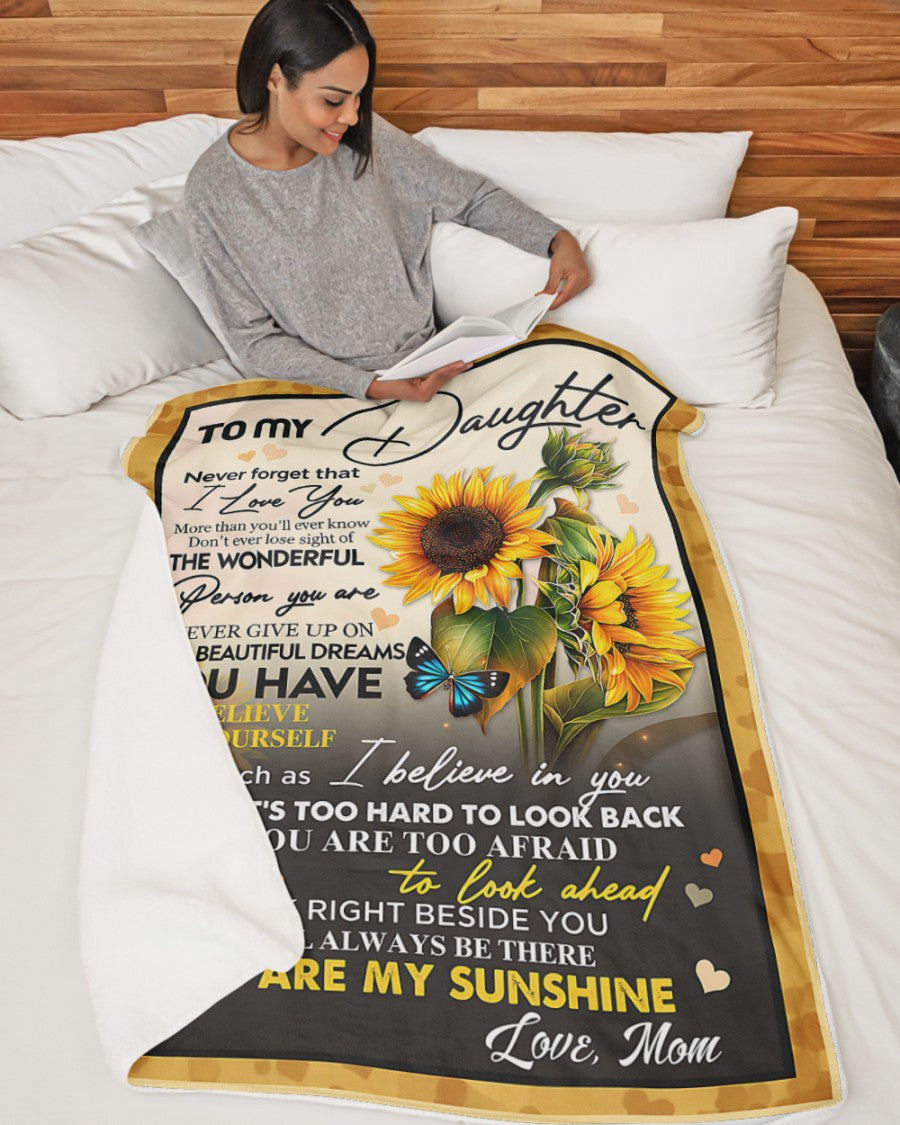 Special Gift For Your Daughter Blanket - From Mom (SKU2604-121)