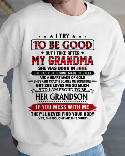 JUNE - I TRY TO BE GOOD BUT I TAKE AFTER MY GRANDMA - FROM GRANDMA - TLEE06 (SKU26T-01289-06)