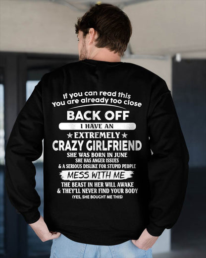 June - Back Off I Have An Extremely Crazy Girlfriend - Gift From Wife - TLEE06 (SKU07-175-06)