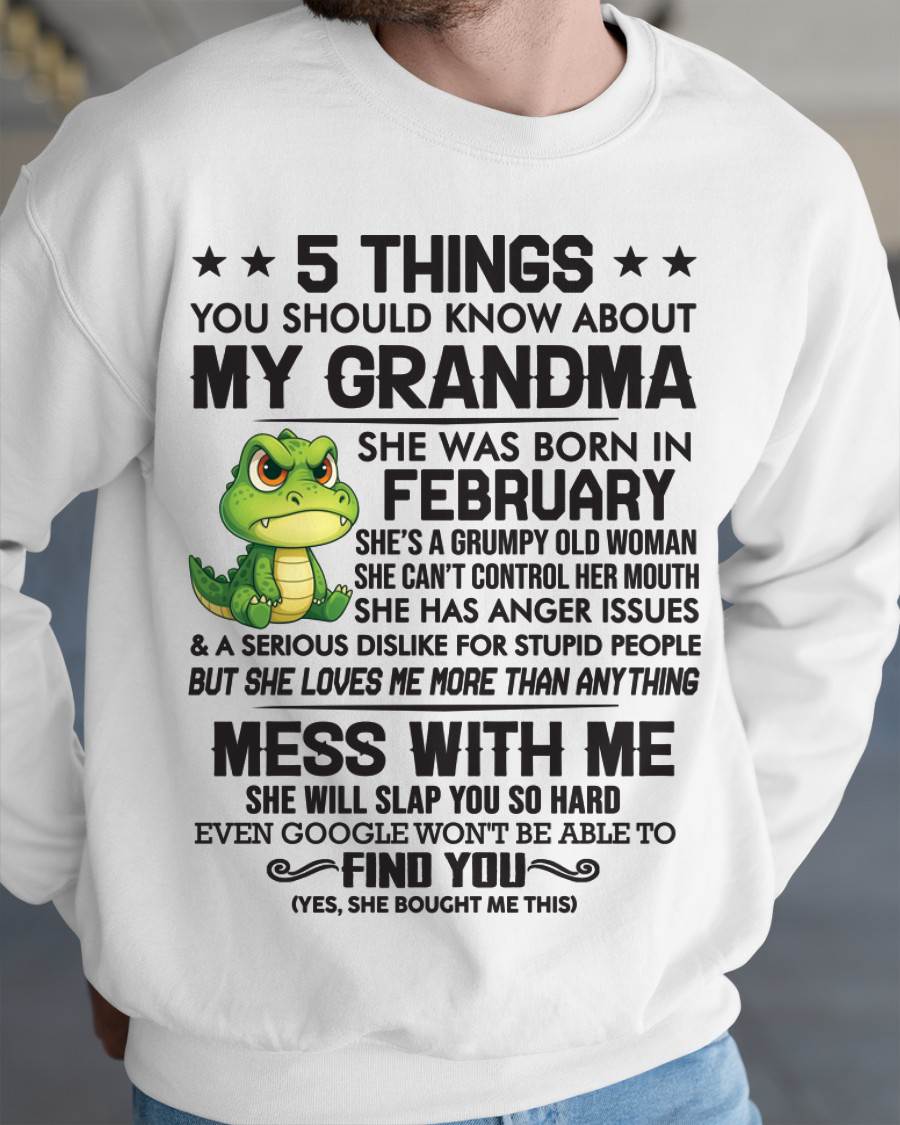 FEBRUARY GRANDMAS ARE DIFFERENT - FROM GRANDMA - TLEE02 (SKU10-06-02)