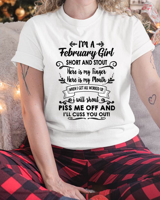 FEBRUARY GIRL - WITH AN ATTITUDE YOU SHOULDN’T TEST - FOR WOMEN - TLEE02 (SKU2602-61-02)